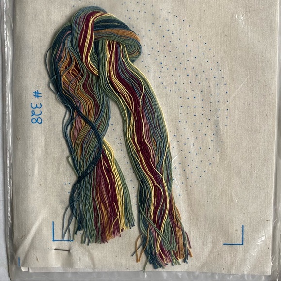 Candlewicking Kits 2 Cornucopia And Rainbow Fits 5 X 7 Frame Needlemagic USA NEW - Picture 5 of 10